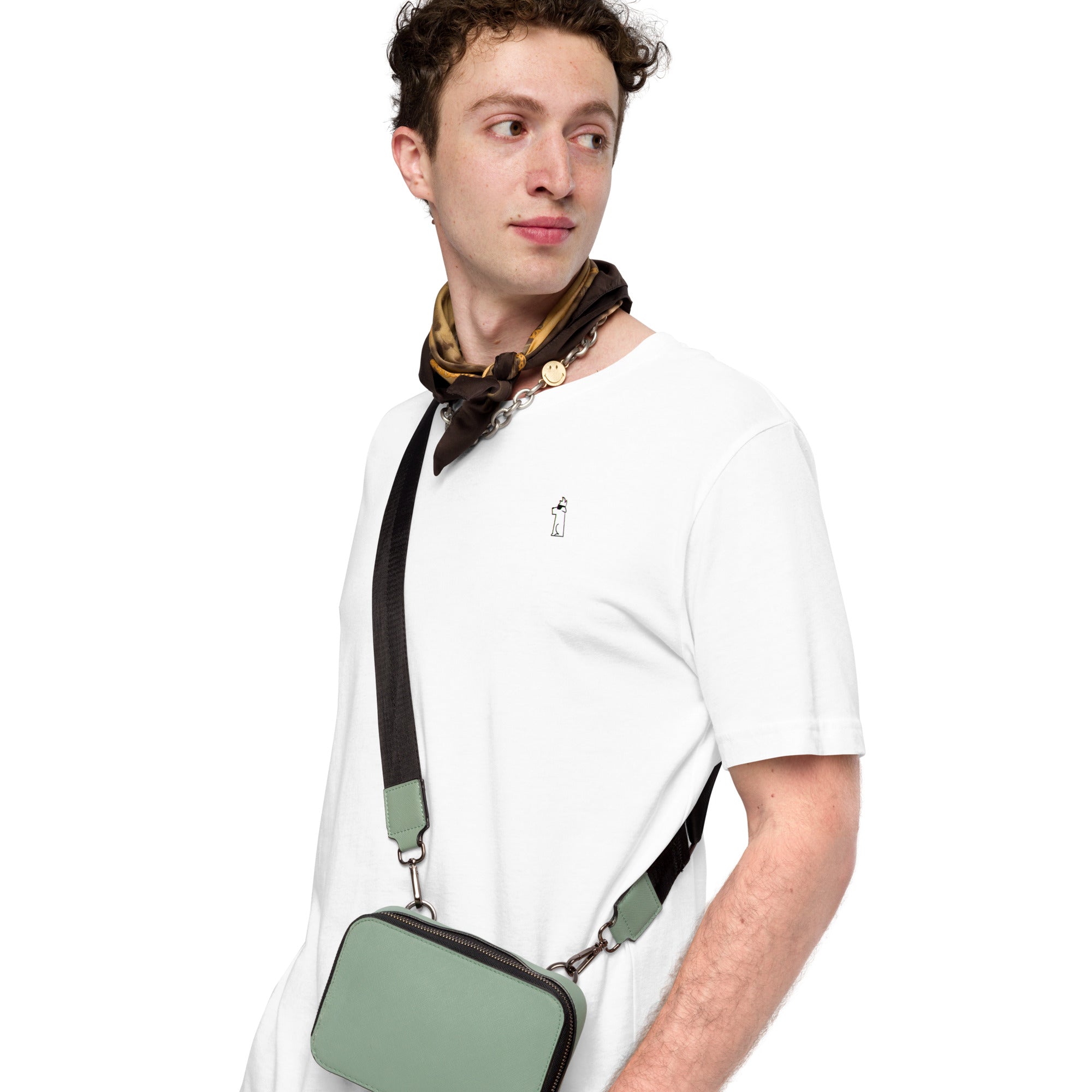 デジケン ワンポイント White T